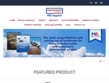 Tablet Screenshot of hammondaviation.com